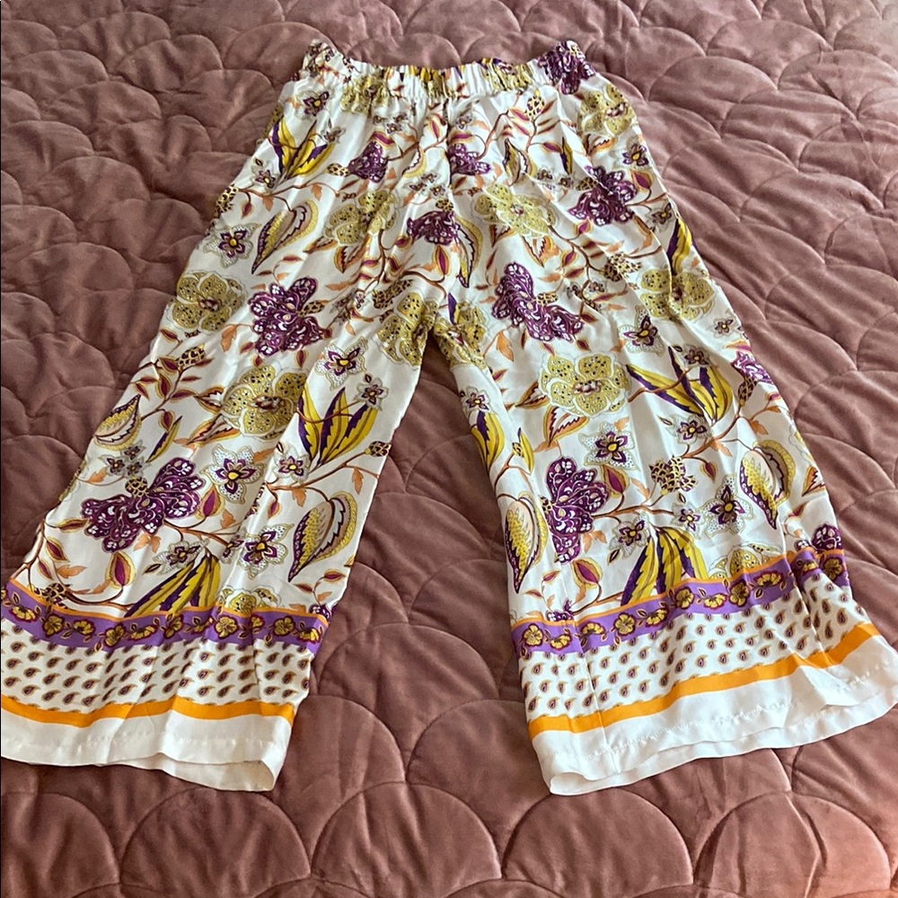 SD Collection Vibrant Floral Pants